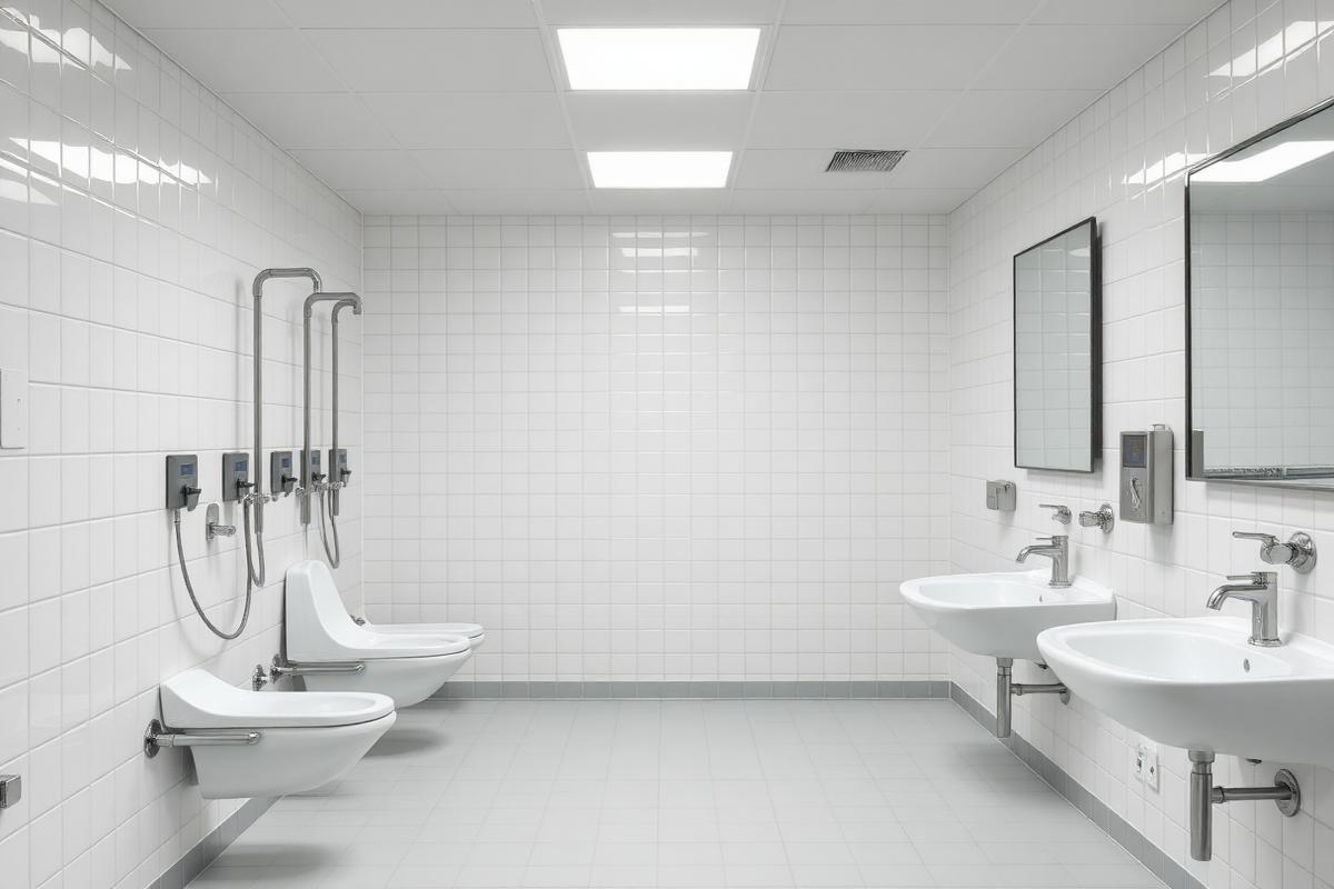 Sanitärbereich in einem Gebäude